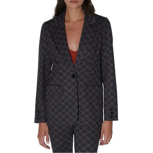 Walter Baker Plaid Blazer Size Medium - Picture 1 of 7